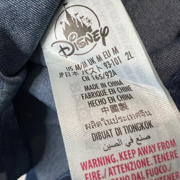 Disney’s Mickey and Minnie Mouse Holiday Denim Shirt - Picture 6 of 6